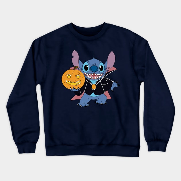 Vampire Stitch Crewneck Sweatshirt by Nykos